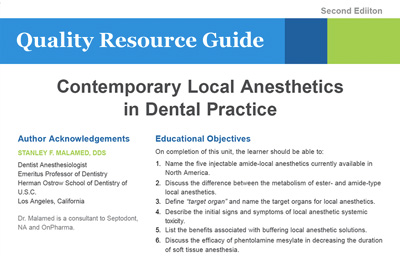 Contemporary Local Anesthetics in Dental Practice (2nd Edition)