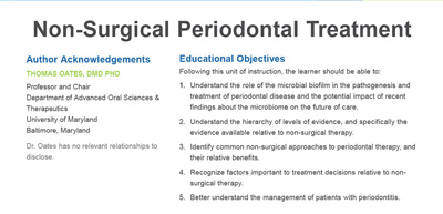 Non-Surgical Periodontal Treatment (6th Edition)