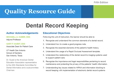 Dental Record Keeping (5th Edition)